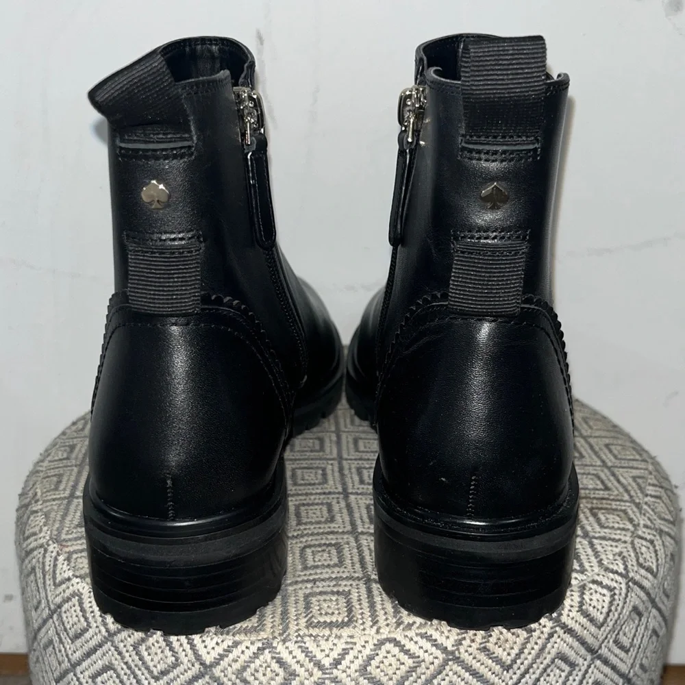 Kate Spade Estelle Black Ankle Chelsea Boots Women's Size 8.5